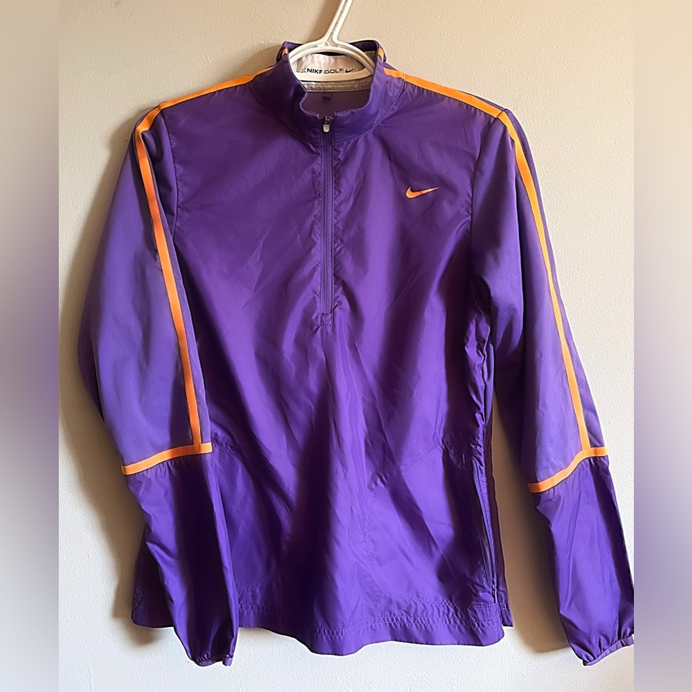 Nike 1/4 zip pullover light windbreaker jacket